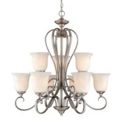 Coupon ✔️ Patriot Lighting® Riviera 9-Light Antique Pewter Chandelier 🎁