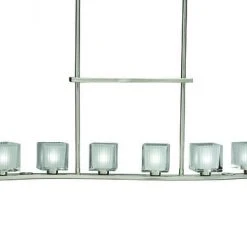 Best reviews of 👍 Patriot Lighting® Glacial 36" Brushed Nickel 6-Light Island Light 🧨
