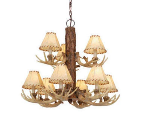 Buy ✨ Patriot Lighting® Lodge 9-Light Noachian Stone Chandelier ⌛ 3 Buy ✨ Patriot Lighting® Lodge 9-Light Noachian Stone Chandelier ⌛