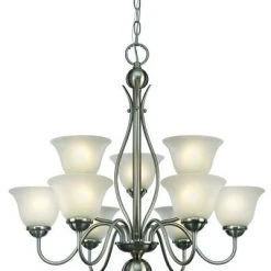 Top 10 🧨 Patriot Lighting® Irelyn 9-Light Brushed Nickel Chandelier 🛒