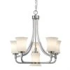 Hot Sale 🤩 Patriot Lighting® Joelle 6-Light Brushed Nickel Chandelier ❤️ -Patriot Lighting Sales 3514453