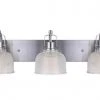 New ✔️ Patriot Lighting® Dynasty Brushed Nickel 3-Light Vanity Light ❤️ -Patriot Lighting Sales 3514456