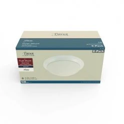 Best deal 🔔 Patriot Lighting® Livia White 1-Light Flush Mount Ceiling Light 6 Pack 🧨 -Patriot Lighting Sales 3514709Package