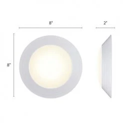 Discount ✔️ Patriot Lighting® Gabbie White Integrated LED Flush Mount Ceiling Light - 6 Pack 🎉 -Patriot Lighting Sales 3514739 Alt4
