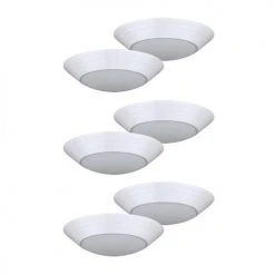 Discount ✔️ Patriot Lighting® Gabbie White Integrated LED Flush Mount Ceiling Light - 6 Pack 🎉 -Patriot Lighting Sales 3514739 Alt7