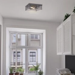 Outlet 💯 Patriot Lighting® Gaven Matte Black 2-Light Flush Mount Ceiling Light - 2 Pack 🔔 -Patriot Lighting Sales 3514748 Alt3