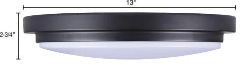 Hot Sale ✔️ Patriot Lighting® Flinn Black LED Flush Mount Ceiling Light 2-Pack ✔️ 5 Hot Sale ✔️ Patriot Lighting® Flinn Black LED Flush Mount Ceiling Light 2-Pack ✔️ - Image 3
