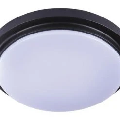 Hot Sale ✔️ Patriot Lighting® Flinn Black LED Flush Mount Ceiling Light 2-Pack ✔️