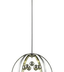 Promo 🤩 Patriot Lighting Elegant Home Patriot Lighting® Elegant Home Allie 18" LED Chrome Pendant Light ✔️