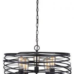 Best Sale ⭐ Patriot Lighting® Ryland Black 5-Light Pendant 🌟
