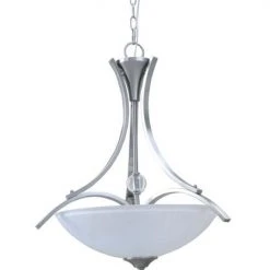 Discount ✨ Patriot Lighting® Chantelle 3 Light Satin Nickel Pendant 💯