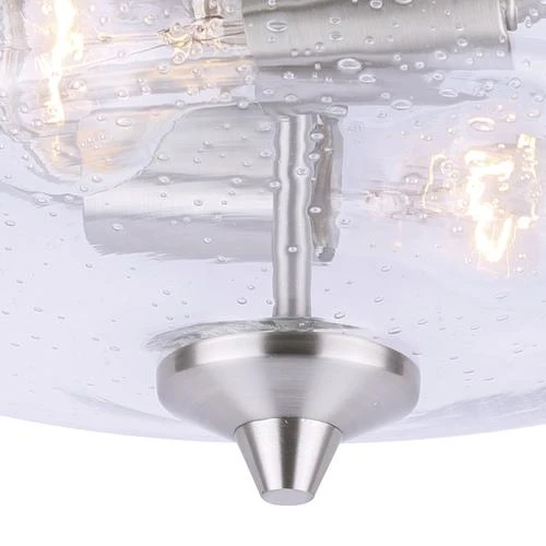 Top 10 🥰 Patriot Lighting® Caylon Brushed Nickel 2-Light Flush Mount Ceiling Light ❤️ 4 Top 10 🥰 Patriot Lighting® Caylon Brushed Nickel 2-Light Flush Mount Ceiling Light ❤️ - Image 2