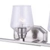 New 🌟 Patriot Lighting® Caylon Brushed Nickel 3-Light Vanity Light 🔥 -Patriot Lighting Sales 3518337