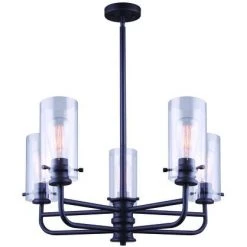 Cheap 😍 Patriot Lighting® Samuel Bronze 5-Light Chandelier 🤩