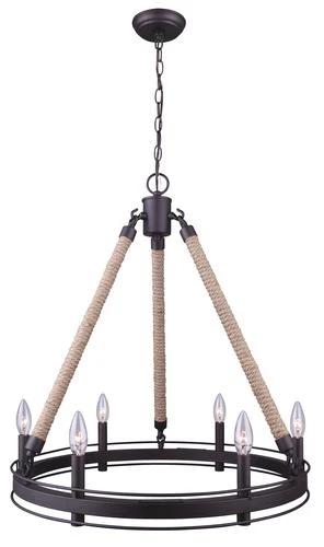 Hot Sale 😍 Patriot Lighting® Dawsyn Oil-Rubbed Bronze 6-Light Chandelier ✨ 3 Hot Sale 😍 Patriot Lighting® Dawsyn Oil-Rubbed Bronze 6-Light Chandelier ✨