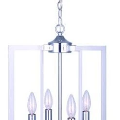 Best Sale ❤️ Patriot Lighting® Adalia 4-Light Chrome Chandelier ⌛