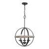 Best Pirce 😍 Patriot Lighting® Elegant Home Brooklyn Natural Iron & Distressed Faux Wood 3-Light Pendant ⭐ -Patriot Lighting Sales 3518368 Master