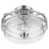 Wholesale 🧨 Patriot Lighting® Joska Brushed Nickel 2-Light Semi-Flush Mount Ceiling Light 🔔