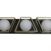 Budget 🌟 Patriot Lighting® Neema Black & Gold 3-Light Vanity Light 🌟 -Patriot Lighting Sales 3518416new