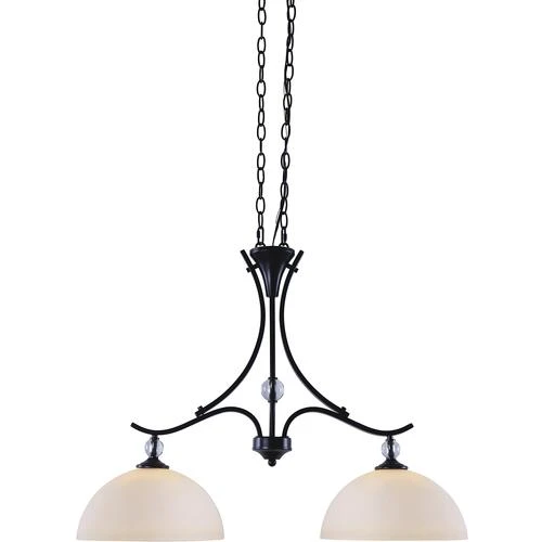 Brand new ✔️ Patriot Lighting® Chantelle Matte Black 2-Light Island Light ⭐ 3 Brand new ✔️ Patriot Lighting® Chantelle Matte Black 2-Light Island Light ⭐