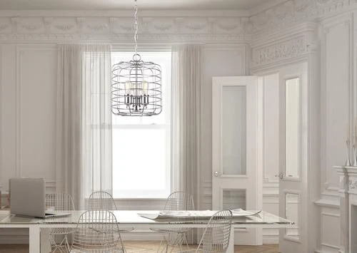 Deals 😀 Patriot Lighting® Afton Chrome 3-Light Pendant ⭐ 5 Deals 😀 Patriot Lighting® Afton Chrome 3-Light Pendant ⭐ - Image 3