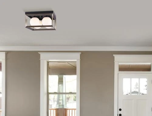 Cheap 😉 Patriot Lighting® Ottilee Matte Black & Gold 4-Light Flush Mount Ceiling Light ⌛ 5 Cheap 😉 Patriot Lighting® Ottilee Matte Black & Gold 4-Light Flush Mount Ceiling Light ⌛ - Image 3