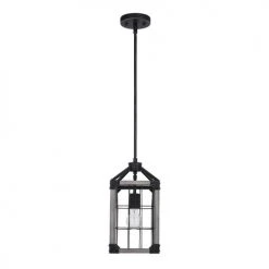 Buy ⌛ Patriot Lighting® Elegant Home Levon Weathered Gray Faux Wood & Black 1-Light Mini Pendant ✨ 7 Buy ⌛ Patriot Lighting® Elegant Home Levon Weathered Gray Faux Wood & Black 1-Light Mini Pendant ✨ -Patriot Lighting Sales 3518470 Alt2