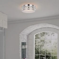 Hot Sale 🌟 Patriot Lighting® Elegant Home Weaver Integrated LED Flush Mount Ceiling Light ❤️ -Patriot Lighting Sales 3518471 Alt3