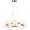 Coupon 👍 Patriot Lighting® Nayah 20-Light Brushed Nickel Chandelier ❤️ -Patriot Lighting Sales 3518480