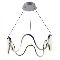 Deals ❤️ Patriot Lighting® Clyde Chrome Integrated LED Pendant 🌟