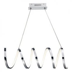 New ⭐ Patriot Lighting® Burt Chrome Integrated LED Island Light ✨