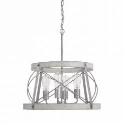 Coupon ✔️ Patriot Lighting® Bea White Wash Faux Wood And Galvanized 4-Light Pendant 😀 9 Coupon ✔️ Patriot Lighting® Bea White Wash Faux Wood And Galvanized 4-Light Pendant 😀 -Patriot Lighting Sales 3518606 Alt1