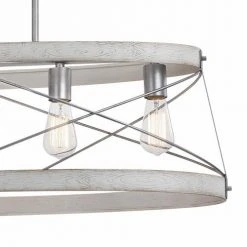 Deals ⌛ Patriot Lighting® Bea White Wash Faux Wood And Galvanized 5-Light Island Light ❤️ 10 Deals ⌛ Patriot Lighting® Bea White Wash Faux Wood And Galvanized 5-Light Island Light ❤️ -Patriot Lighting Sales 3518608 Alt2