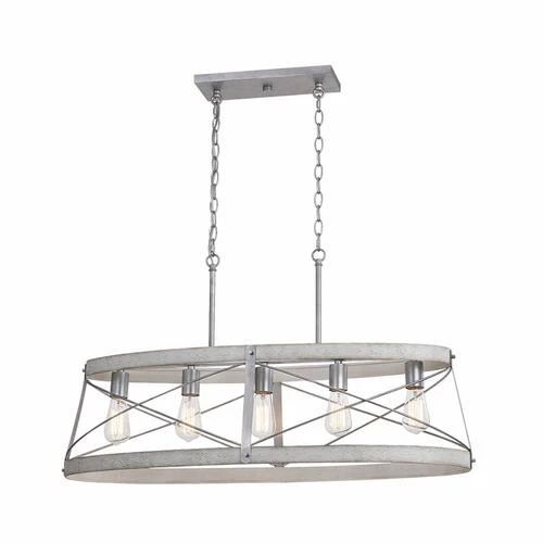 Deals ⌛ Patriot Lighting® Bea White Wash Faux Wood And Galvanized 5-Light Island Light ❤️ 3 Deals ⌛ Patriot Lighting® Bea White Wash Faux Wood And Galvanized 5-Light Island Light ❤️
