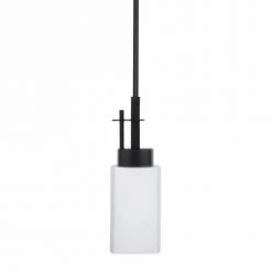 Cheap 👍 Patriot Lighting® Michael Matte Black 1-Light Mini Pendant 👏 -Patriot Lighting Sales 3518611 Alt1