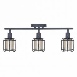 Flash Sale ⭐ Patriot Lighting® Dorian Matte Gray 3-Light Track Light 💯 -Patriot Lighting Sales 3518627 Alt1