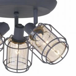 Buy 😍 Patriot Lighting® Dorian Matte Gray 3-Light Track Light ✨ -Patriot Lighting Sales 3518628 Alt2