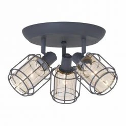 Buy 😍 Patriot Lighting® Dorian Matte Gray 3-Light Track Light ✨