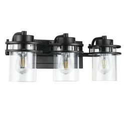 Best reviews of 👏 Patriot Lighting® Joska Matte Black 3-Light Vanity Light ✨ -Patriot Lighting Sales 3518632 20742 main c