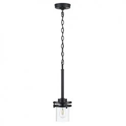 Coupon 💯 Patriot Lighting® Joska Matte Black 1-Light Mini Pendant 🥰 -Patriot Lighting Sales 3518636 20733 RSoff