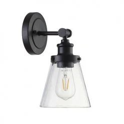 Brand new 🥰 Patriot Lighting® Connell Matte Black 1-Light Vanity Light 🔔 -Patriot Lighting Sales 3518638 20739 lowoff