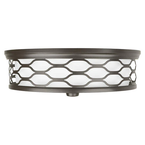New ❤️ Patriot Lighting® Haven Bronze Integrated LED Flush Mount Ceiling Light 🧨 3 New ❤️ Patriot Lighting® Haven Bronze Integrated LED Flush Mount Ceiling Light 🧨