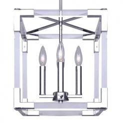 Buy 🧨 Patriot Lighting® Cleavon Chrome 4-Light Pendant 😉 -Patriot Lighting Sales 3518678 P DETAIL