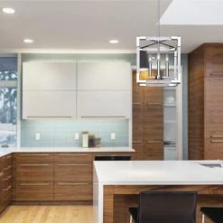 Buy 🧨 Patriot Lighting® Cleavon Chrome 4-Light Pendant 😉 -Patriot Lighting Sales 3518678 P SC