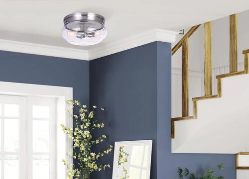 Deals 🌟 Patriot Lighting® Talan Brushed Nickel 3-Light Flush Mount Ceiling Light 💯 4 Deals 🌟 Patriot Lighting® Talan Brushed Nickel 3-Light Flush Mount Ceiling Light 💯 - Image 2