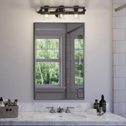 Brand new ⭐ Patriot Lighting® Lizzie Matte Black 3-Light Vanity Light 🎉 14 Brand new ⭐ Patriot Lighting® Lizzie Matte Black 3-Light Vanity Light 🎉 - Image 12