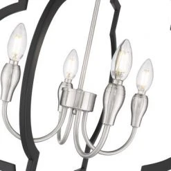 Deals 👍 Patriot Lighting® Tamara Black 4-Light Pendant ⌛ -Patriot Lighting Sales 3518731 P ALT4