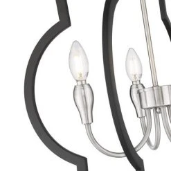 Deals 👍 Patriot Lighting® Tamara Black 4-Light Pendant ⌛ -Patriot Lighting Sales 3518731 P ALT6