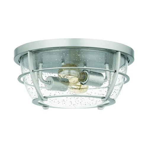 Coupon ✨ Patriot Lighting® Haley Brushed Nickel 2-Light Flush Mount Ceiling Light 🎉 4 Coupon ✨ Patriot Lighting® Haley Brushed Nickel 2-Light Flush Mount Ceiling Light 🎉 - Image 2