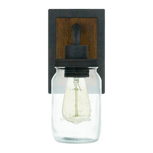 Budget 🥰 Patriot Lighting® Wheland Matte Black 1-Light Vanity Light ❤️ 4 Budget 🥰 Patriot Lighting® Wheland Matte Black 1-Light Vanity Light ❤️ - Image 2